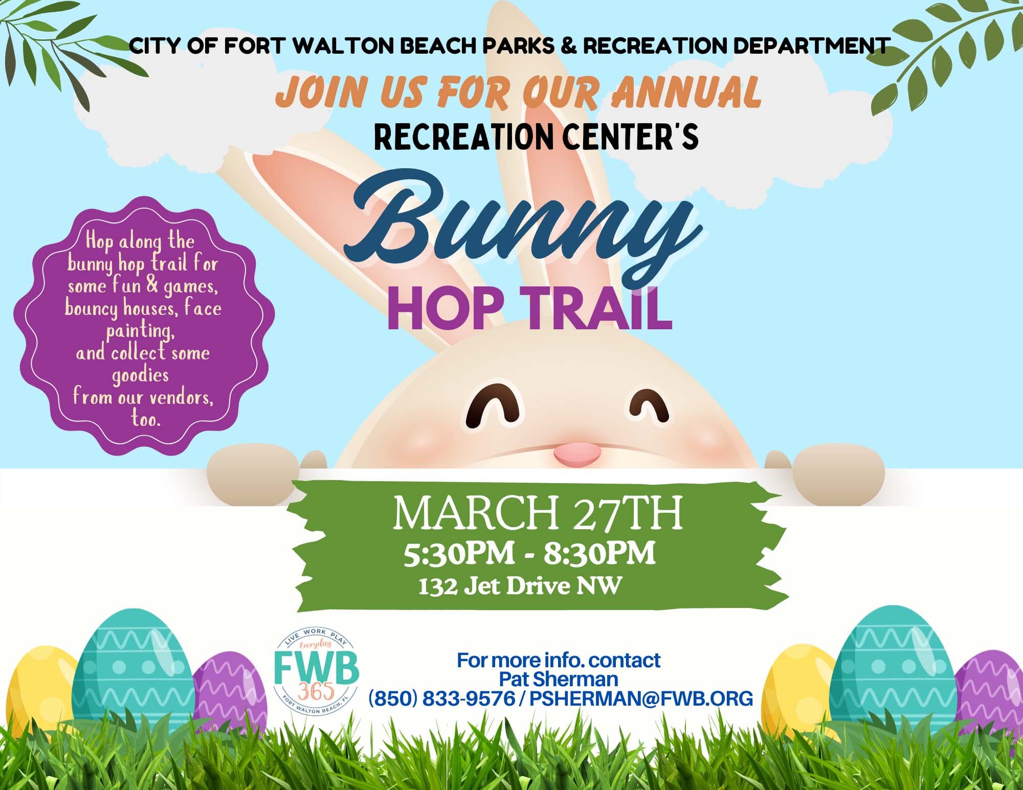 Bunny Hop Trail At FWB Rec Center