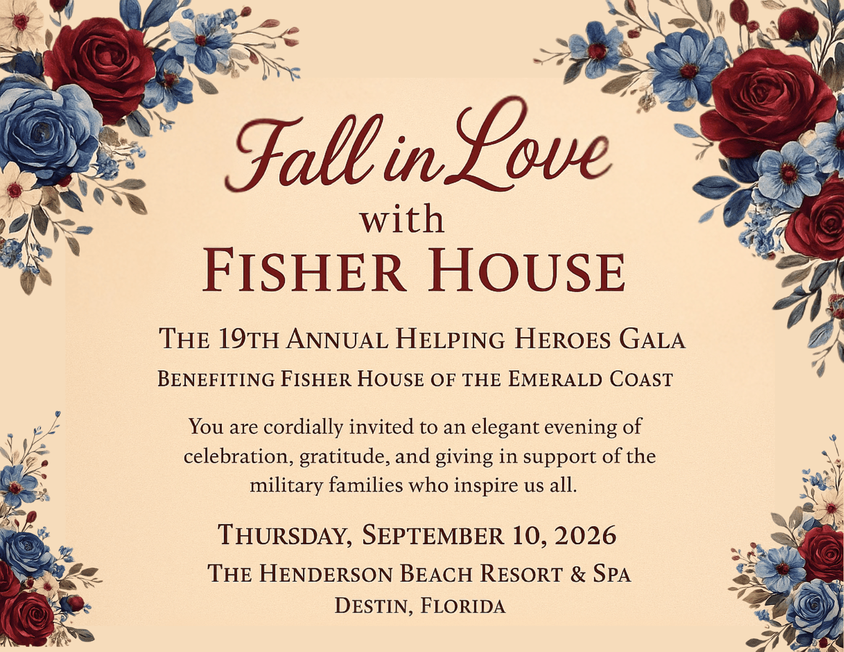 Fisher House Helping Heroes Gala