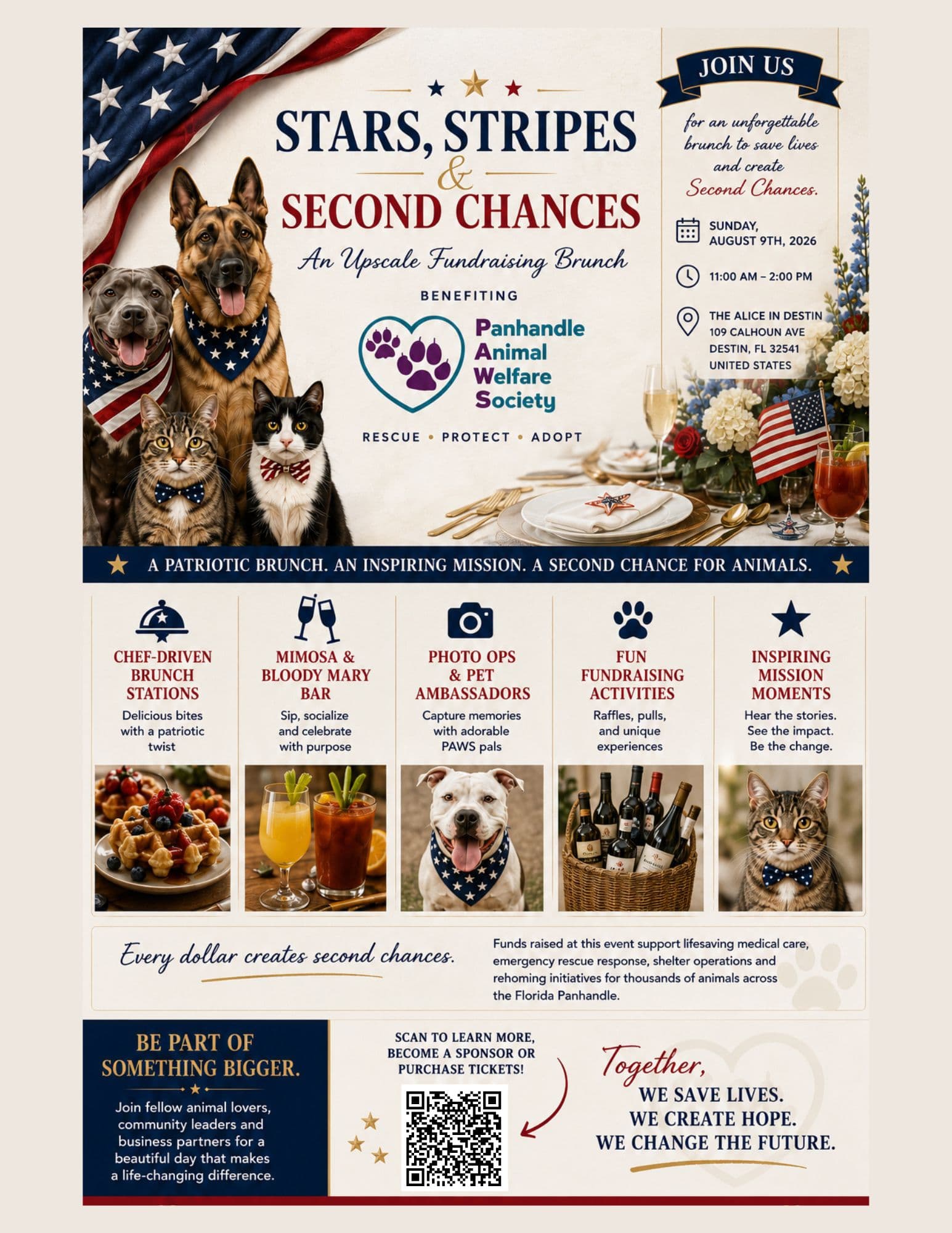 Stars, Stripes and Second Chances!  - PAWS Adoption Brunch