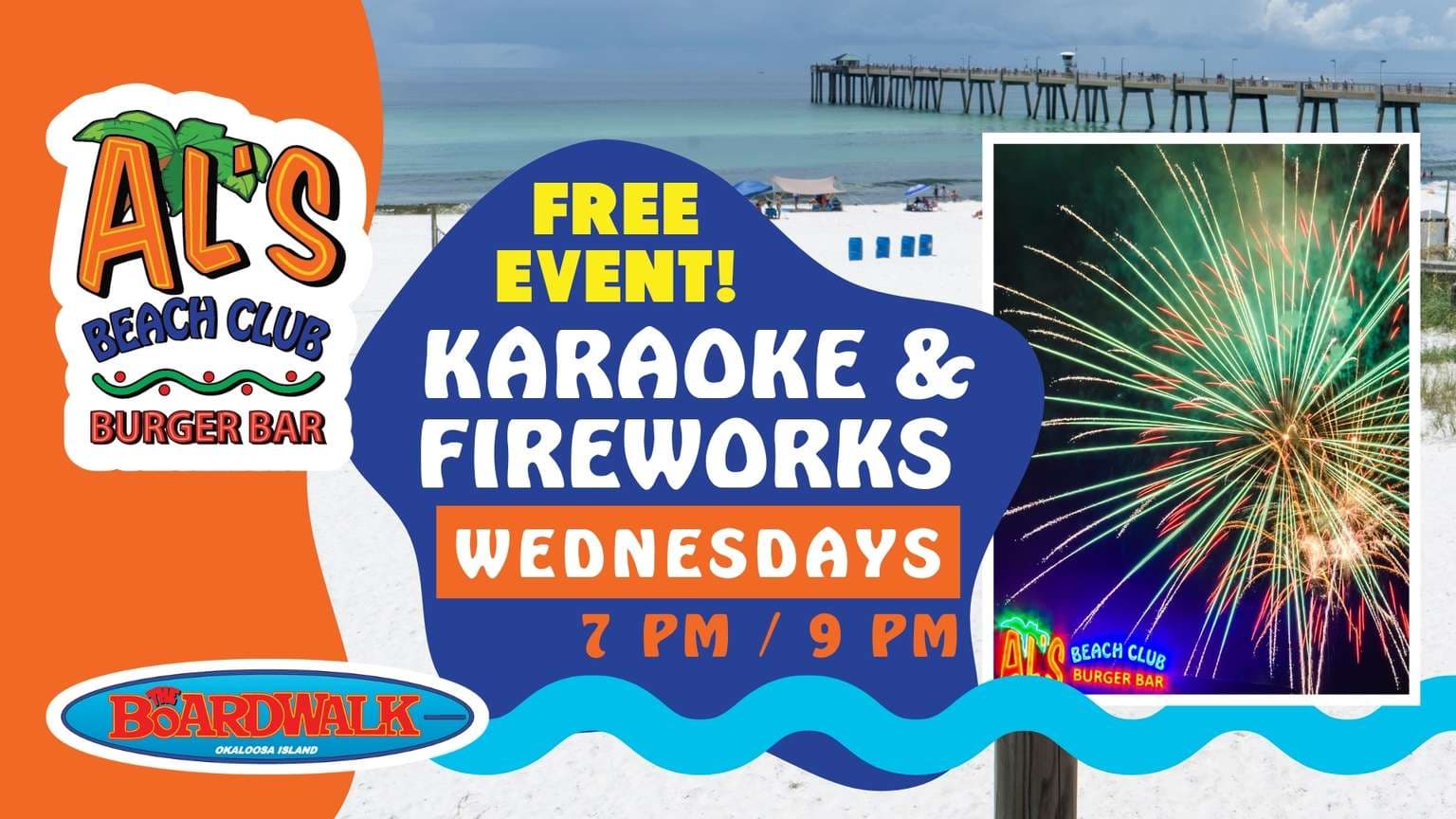 Fireworks On The Beach