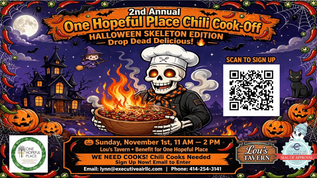 2nd Annual One Hopeful Place Chili Cook-Off