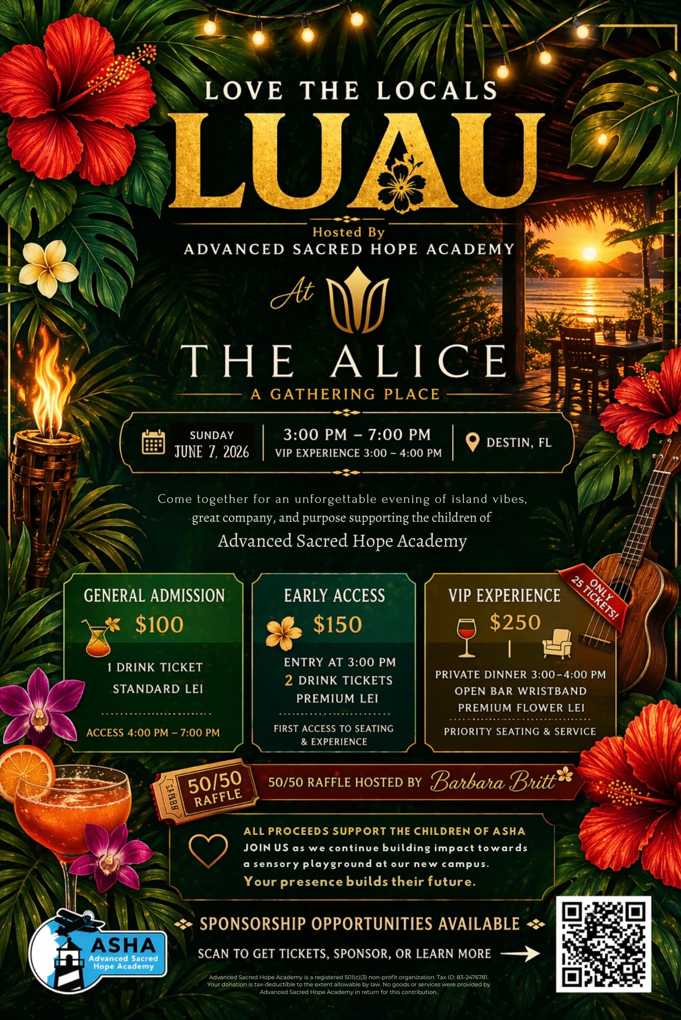 Love The Locals Luau For ASHA