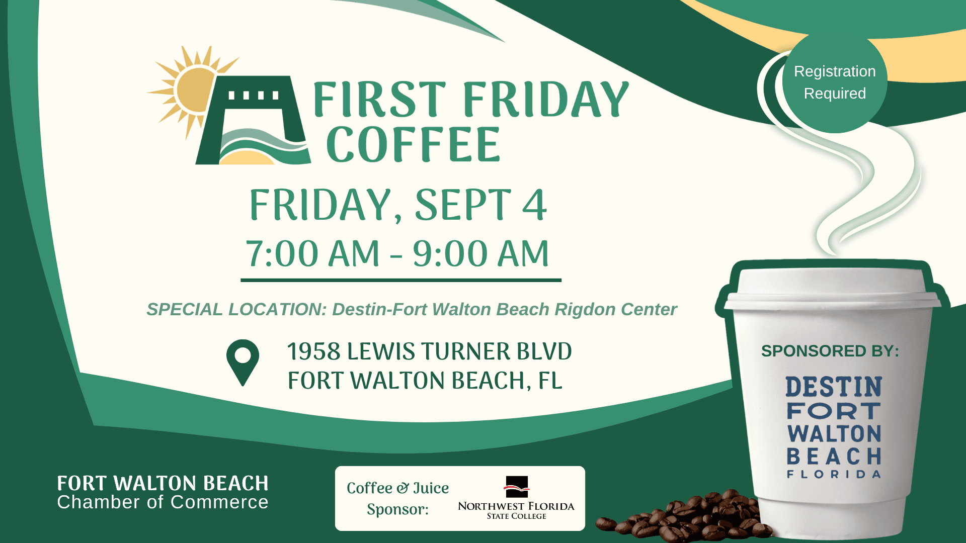 First Friday Coffee - Greater FWB Chamber of Commerce