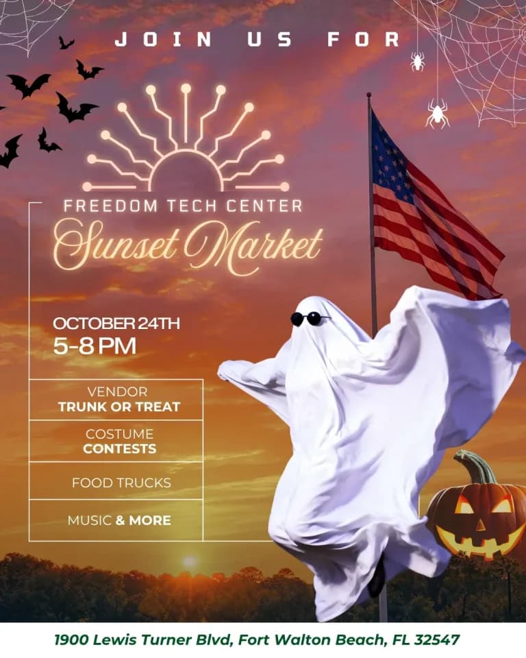 October Sunset Market At Freedom Tech Center