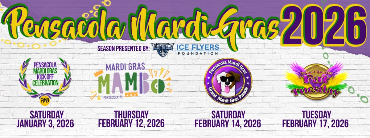 Downtown Pensacola Mardi Gras Parade 